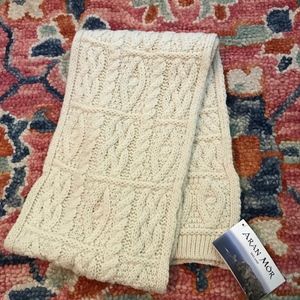 Wool Scarf Made in Ireland-NWT